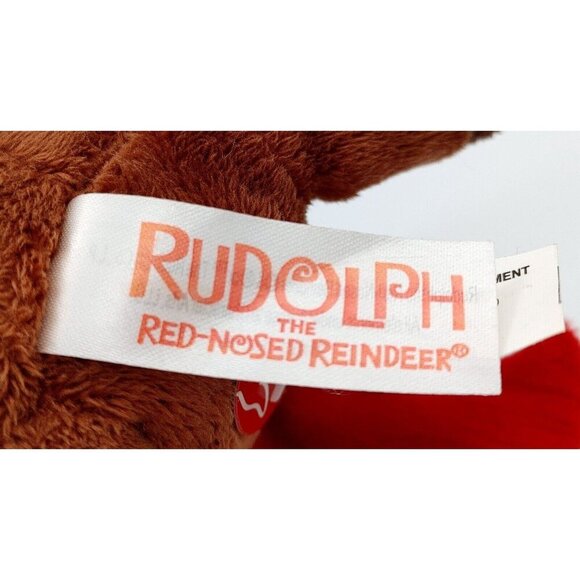 Rudolph the Red Nosed Reindeer Singing Musical Stuffed Plush 6" Tested Works - Picture 5 of 5